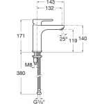 Roca L20 E2: 中身面盆、浴缸龍頭及花灑企柱套裝